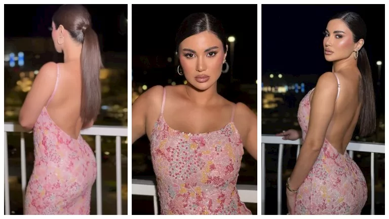 بصيحة الظهر المكشوف.. هدى الإتربي بفستان جريء وملفت