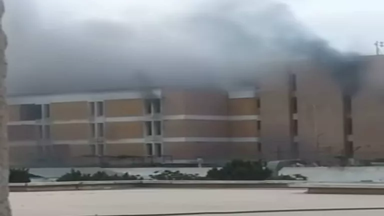 ننشر أسماء مصابي حريق مستشفى جامعة قناة السويس بالإسماعيلية