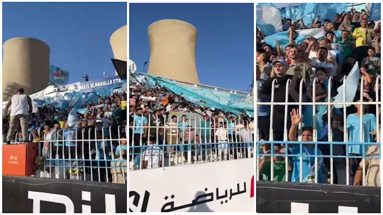 جماهير غزل المحلة تشعل الأجواء خلال مباراة الأهلي (فيديو وصور)