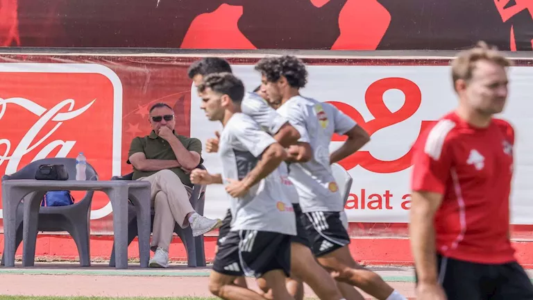 14 صورة من حضور الخطيب مران الأهلي استعدادا لمواجهة بيراميدز