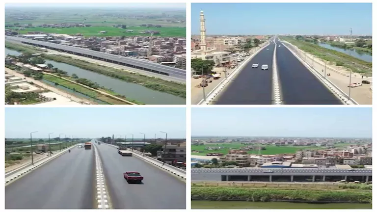 “النصر للمقاولات” تنتهي من تنفيذ مشروع كوبري “دسونس أم دينار” بالبحيرة