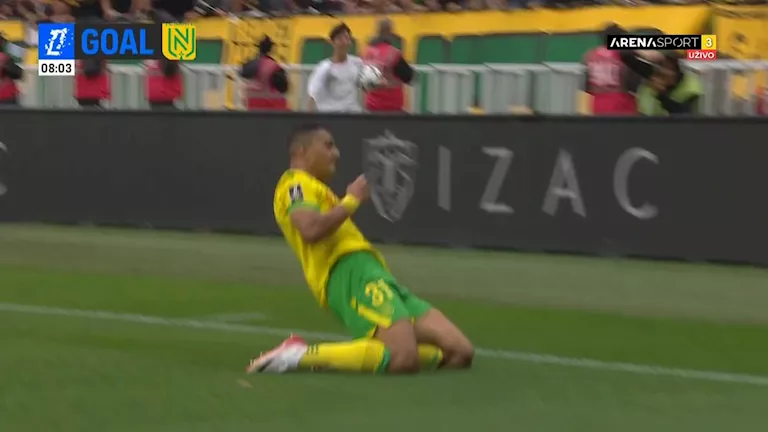 هدف مصطفى محمد لنانت في مرمى أوكسير