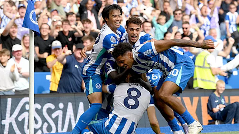 شاهد الأهداف.. مانشستر سيتي يسقط أمام برايتون في الدوري الإنجليزي