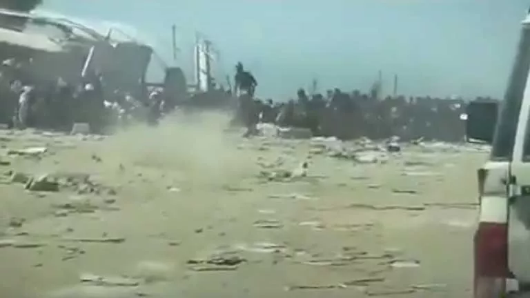 فيديو| فريق أممي يوثق لحظة إطلاق النار على منتظري المساعدات بغزة