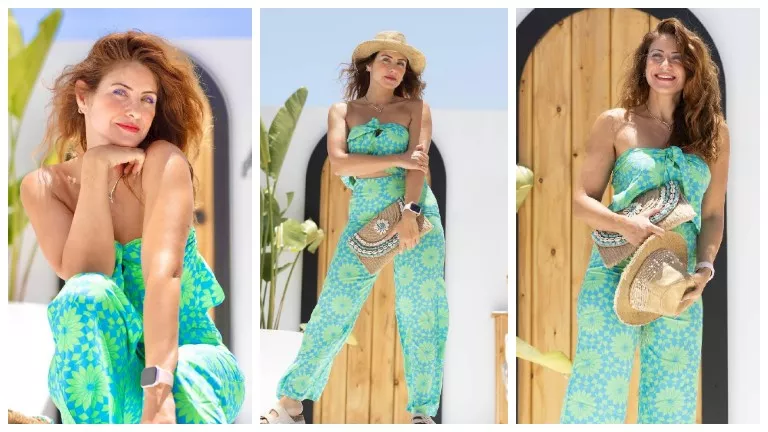 “شبه جينفر أنستون”.. هيدي كرم تخطف الأنظار بإطلالة جريئة في الساحل