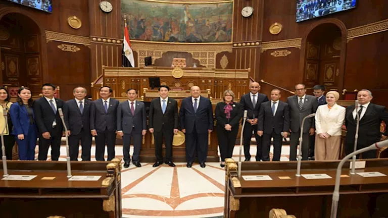 صور- رئيس مجلس الشيوخ يستقبل رئيس جمهورية فيتنام الاشتراكي