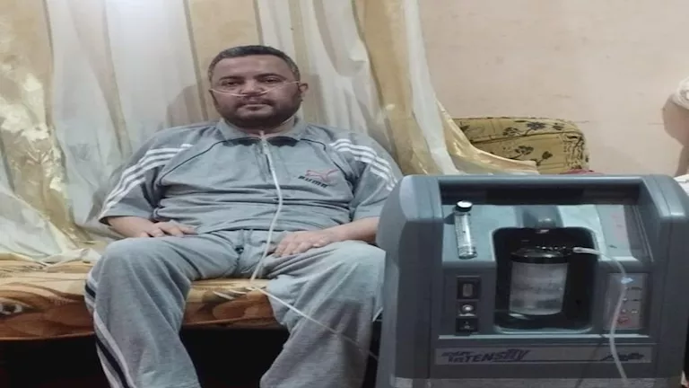 “من أحياها”.. حملة تبرعات لإنقاذ مدرس بالمنوفية من تليف رئوي كامل