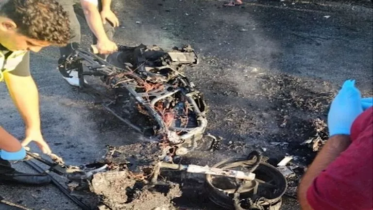 مقتل شخص إثر استهداف دراجته النارية بمسيرة إسرائيلية جنوبي لبنان