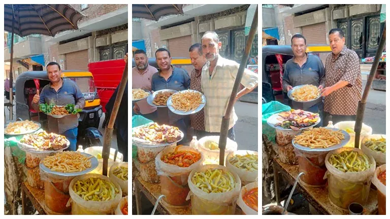 كل جمعة بهجة.. إفطار جماعي مجاني لأهالي الحسينية بالزقازيق (صور)