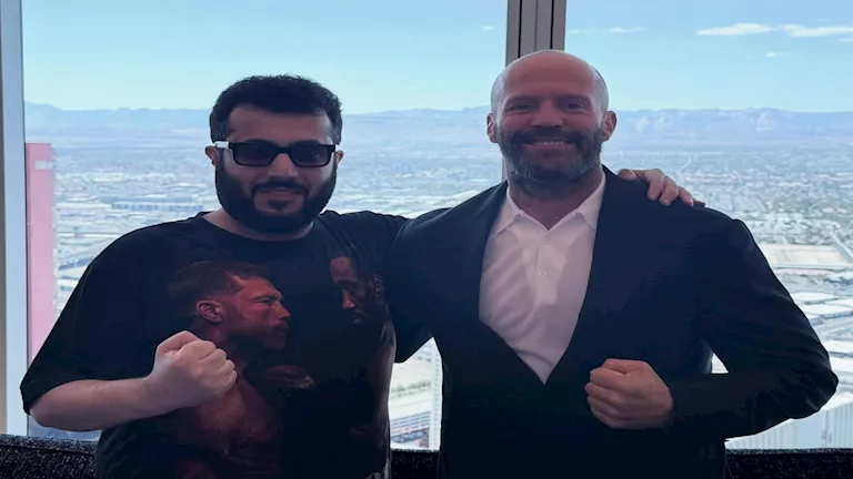 هكذا علق تركي آل الشيخ على صورته مع جيسون ستاثام