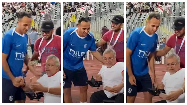 “لم تنقلها الكاميرات”.. لفتة إنسانية من ناصر منسي خلال مباراة الزمالك