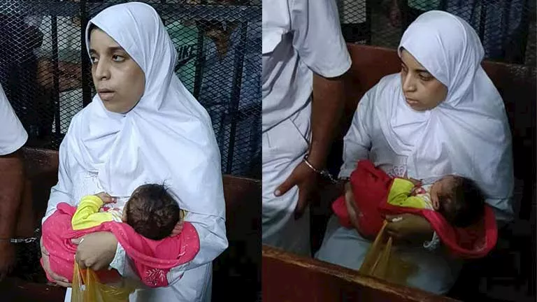 هل يمنع وجود رضيع مع الأم المتهمة بقتل أسرتها صدور حكم بالإعدام