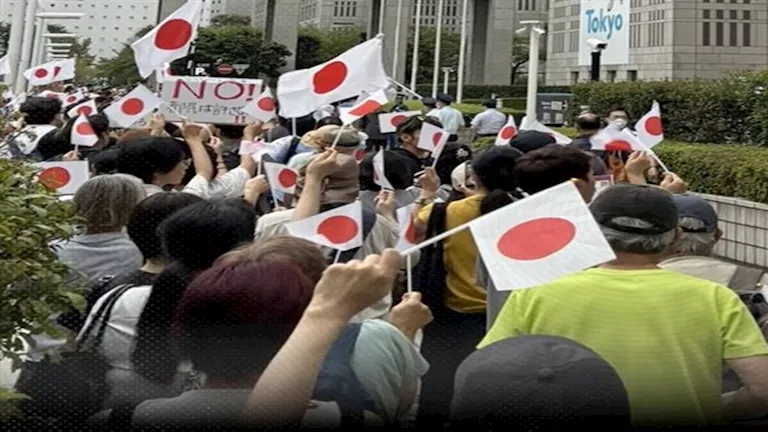 مظاهرات في طوكيو ضد اتفاقية تشغيل العمالة المصرية