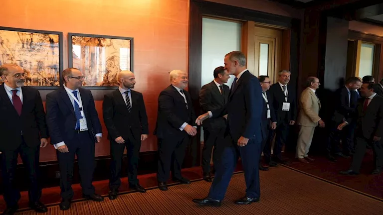 ملك إسبانيا يترأس اجتماعًا لرجال أعمال مصريين وإسبان