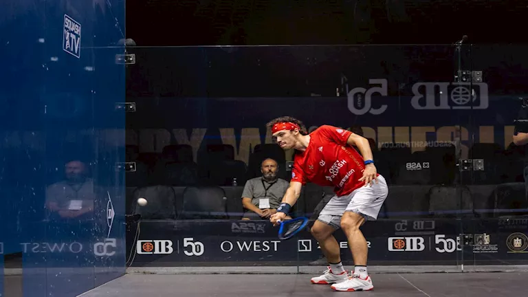 نتائج مباريات أمس من الدور ربع النهائي لبطولة المفتوحة للإسكواش