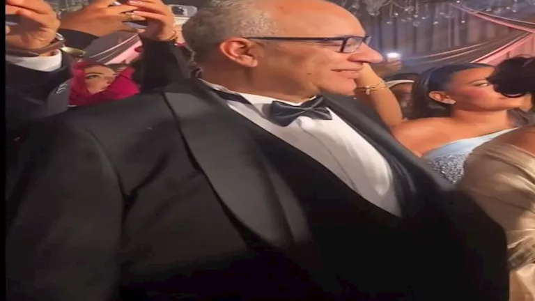 الصور من حفل زفاف نجل الفنان بيومي فؤاد