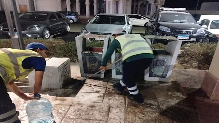 بعد شكوى على السوشيال.. حملة نظافة عاجلة بخليج نعمة (صور)