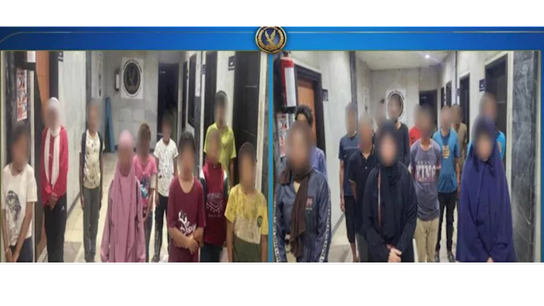 سقوط شبكة استغلت 15 طفلًا في التسول والبيع بالجيزة