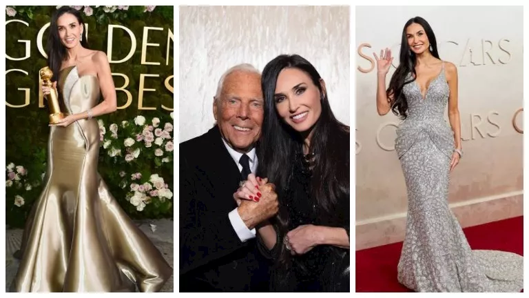 ديمي مور تنعى جورجيو أرماني برسالة مؤثرة