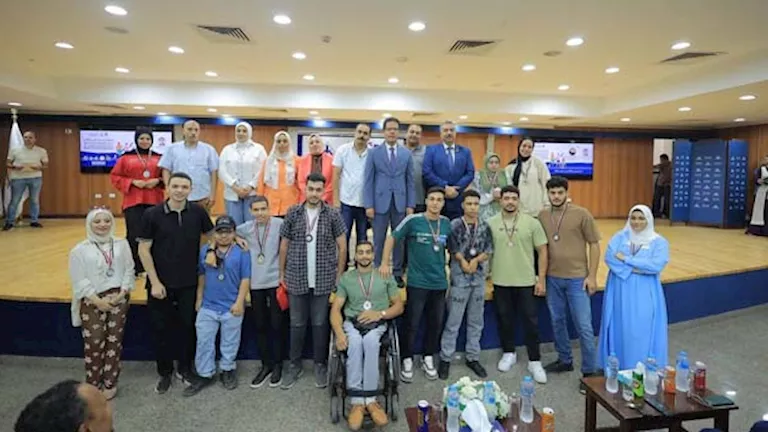 طلاب المنوفية يحصدون 10 ميداليات في رياضة ذوي الهمم بجامعة بنها (صور)