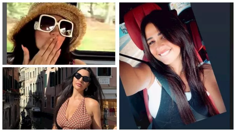 ميرهان حسين جريئة ومي كساب بحمام السباحة.. لقطات نجوم الفن خلال 24 ساع