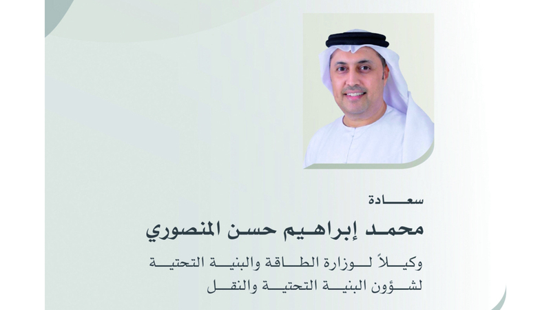 رئيس الدولة يُعيّـن محمد المنصوري وكيلاً لـ «الطاقة والبنية التحتية»