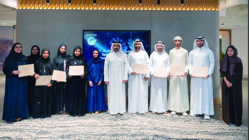 9 طلبة مواطنين يشاركون في «تجربة أبحاث استكشاف الفضاء»