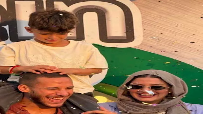 “بحضور إكرامي”.. 9 صور من احتفال رمضان صبحي بعيد ميلاد نجله