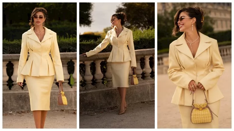 “فستان أنيق وجذاب”.. يارا السكري تخطف الأنظار من أحدث جلسة تصوير