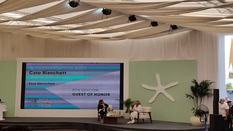 كيت بلانشيت في “الجونة السينمائي”: مصر تلعب دورا رائعا في قضية اللاجئي