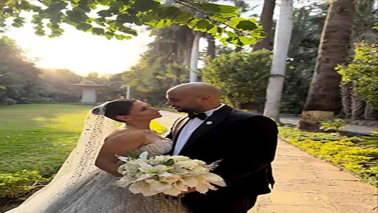 25 صورة من حفل زفاف الفنان حاتم صلاح بحضور نجوم الفن