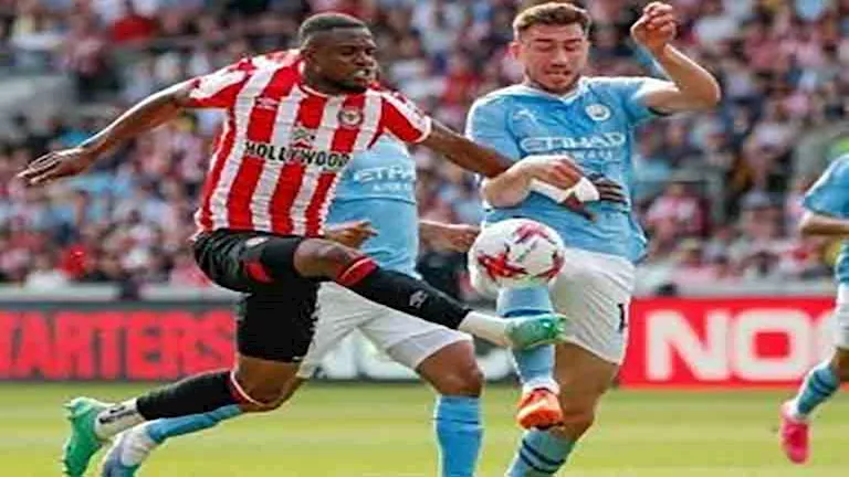 موعد مباراة مانشستر سيتي وبرينتفورد في الدوري الإنجليزي والقنوات الناق