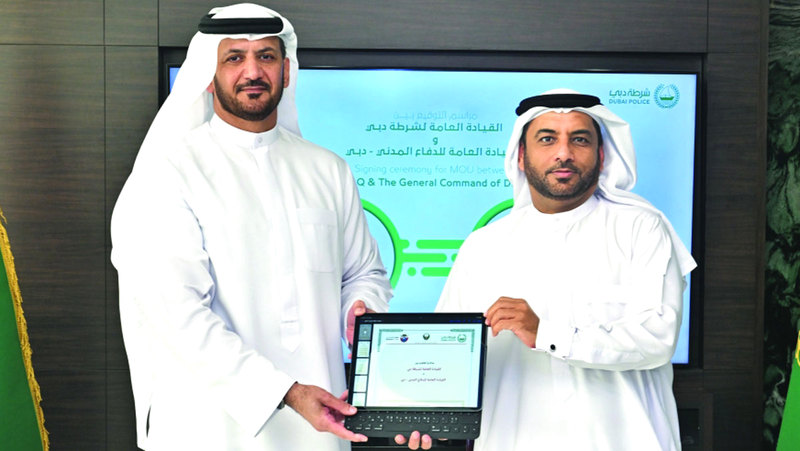 ربط بلاغات «الدفاع المدني» مع نظام تشغيل الطائرات المُسيّرة بشرطة دبي