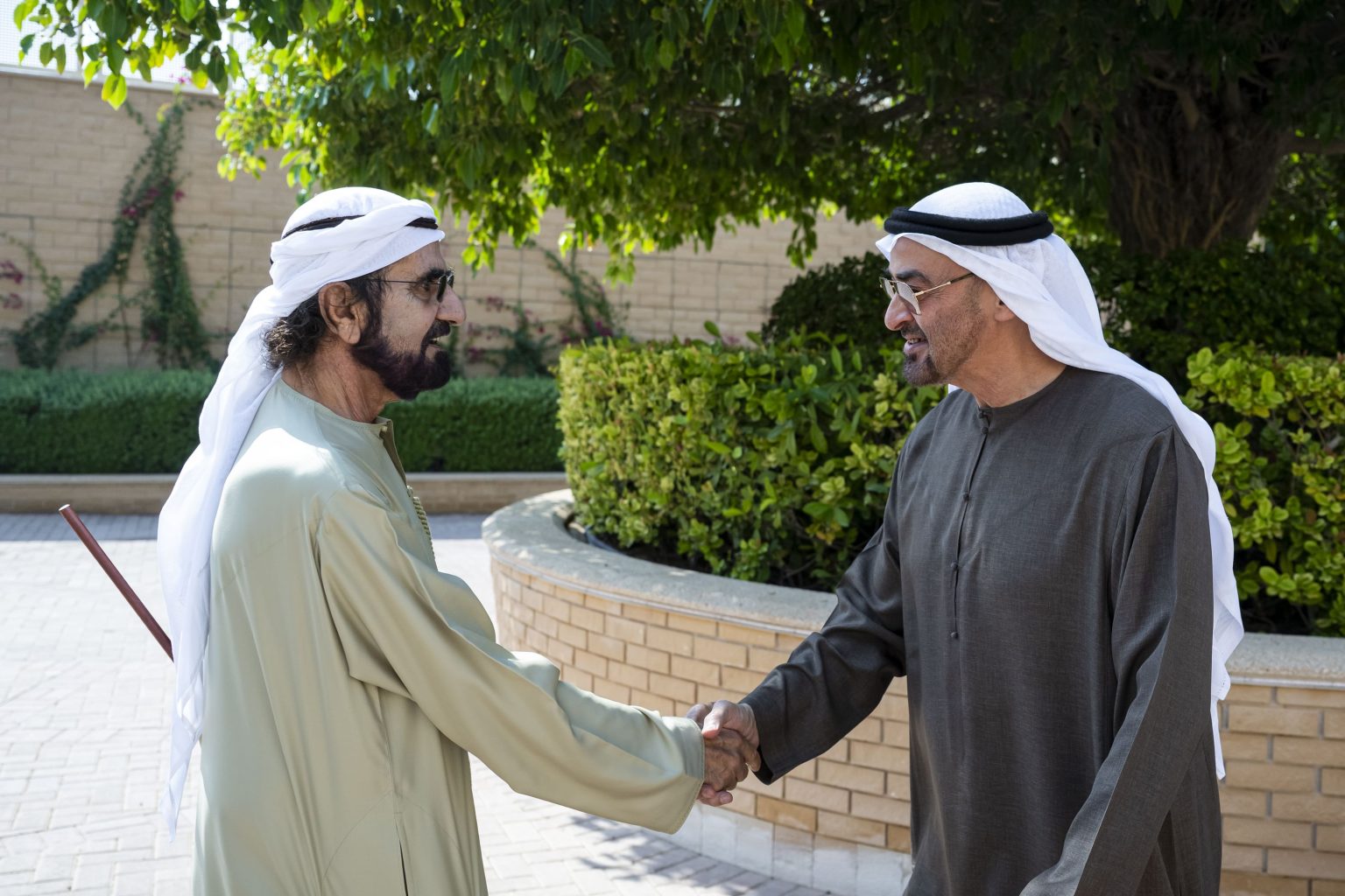 رئيس الدولة يلتقي محمد بن راشد ويتبادلان الأحاديث الأخوية الودية