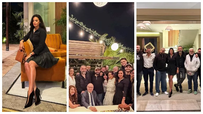 15 صورة.. إلهام وجدي تحتفل بانتهاء تصوير مسلسل “وتر حساس 2”