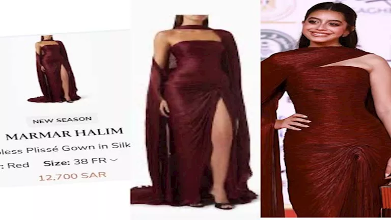 بـ 160 ألف جنيه.. ياسمينا العبد تخطف الأنظار بالأحمر الماروني في افتتا