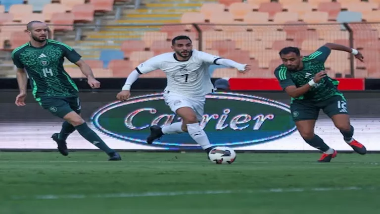التعادل يحسم مباراة منتخب مصر الثاني والجزائر الودية