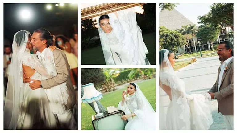 15 صورة جديدة من كواليس حفل زفاف هادي الباجوري وهايدي خالد