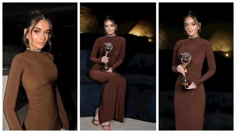 ملك زاهر تشارك متابعيها صورًا من حفل “The Best”