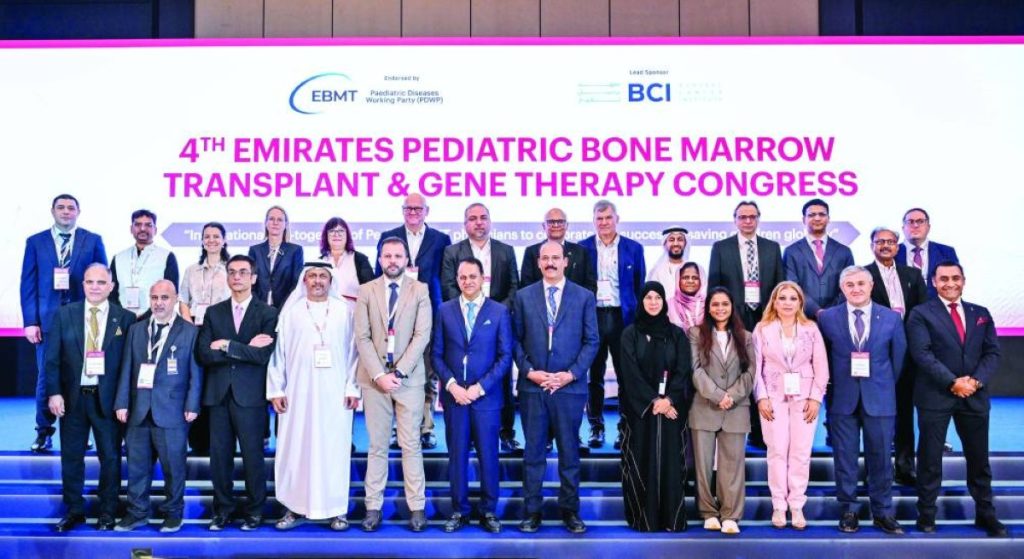 700 مختص من 30 دولة في مؤتمر الإمارات الرابع لزراعة نخاع العظم والعلاج الجيني للأطفال