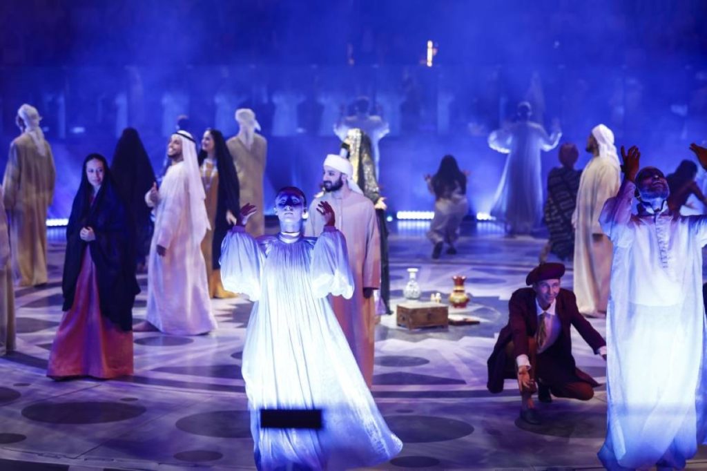 منصور بن محمد يشهد حفل افتتاح «آيكوم دبي 2025» في مدينة إكسبو