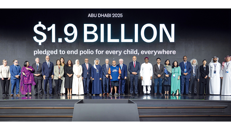 1.9 مليار دولار للقضاء على شلل الأطفال حول العالم