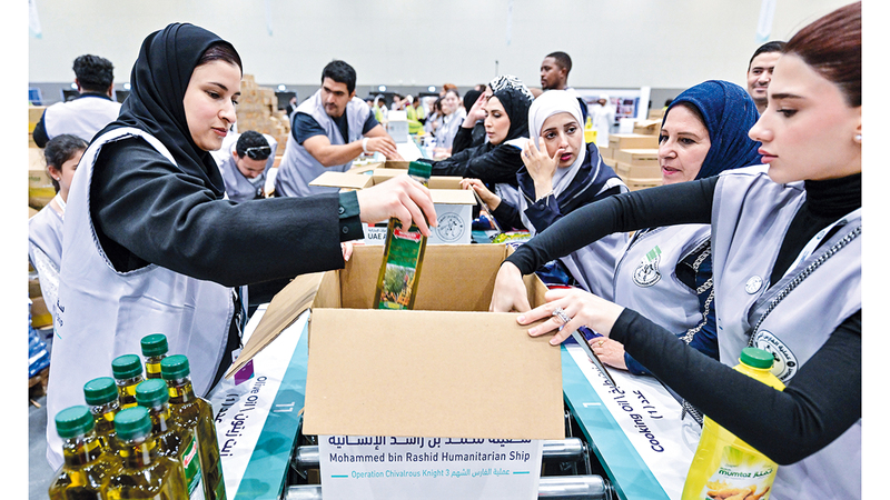 فخورون بالمشاركة في تجهيز 10 ملايين وجبة لتخفيف معاناة الأشقاء