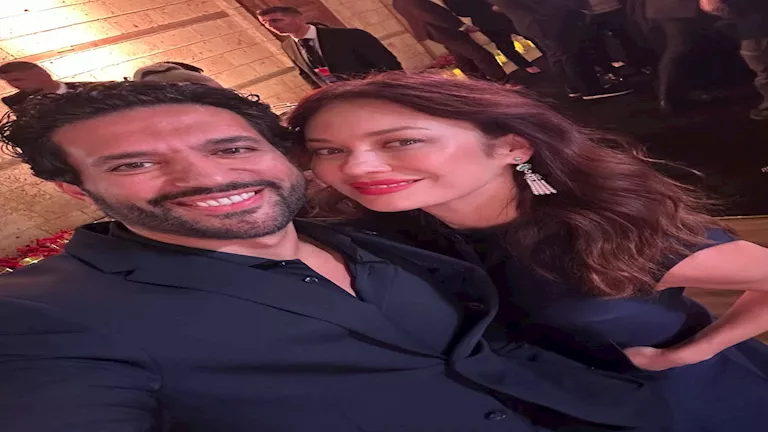 حسن الرداد يثير الجدل بصورة مع الفنانة الأوكرانية أولجا كوريلنكو والجم