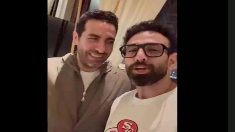 إبراهيم فايق ينشر فيديو من لقاء أبو تريكة