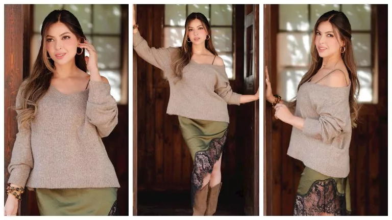 ميرنا جميل تخطف الأنظار بإطلالة جديدة.. ومحمد إمام: “يا هدهد يا حلوة”