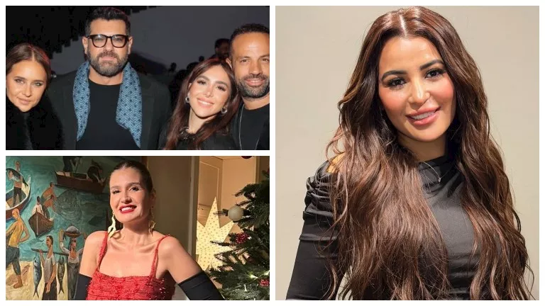 هيفاء وهبي جريئة وهنا شيحة تحتفل بالكريسماس.. لقطات نجوم الفن خلال 24