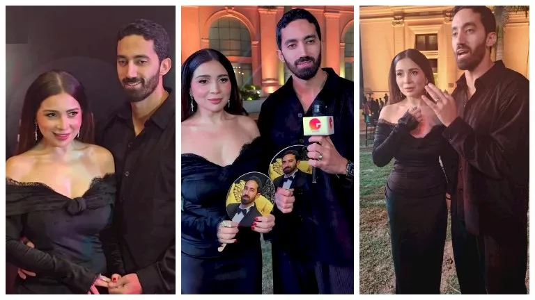 “ماتشينج باللون الأسود”.. أحدث ظهور لـ مي عز الدين وزوجها في حفل شاهد