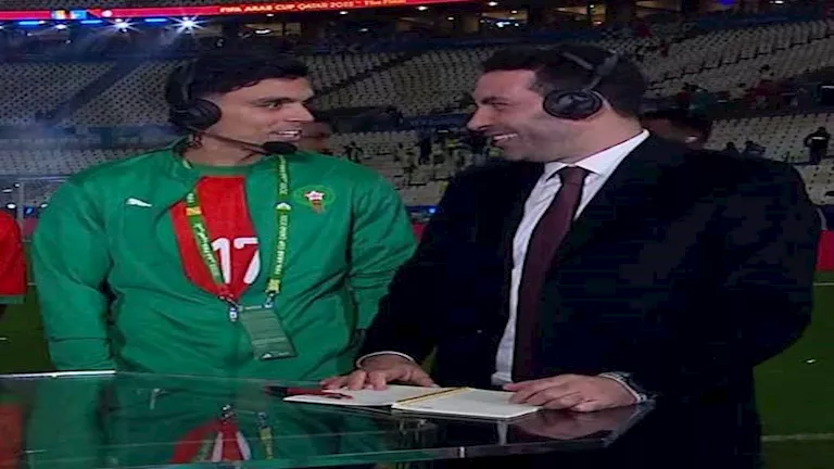 “بعد فوز المغرب”.. 8 صور لظهور محمد أبو تريكة رفقة أشرف بن شرقي