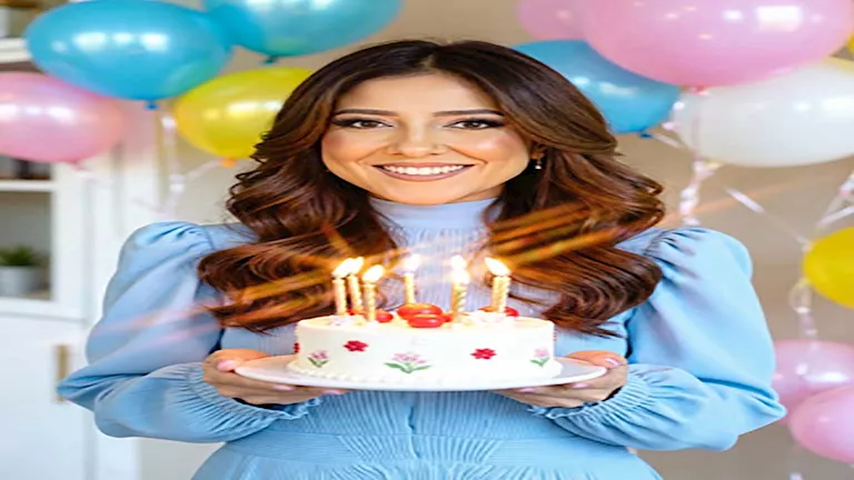 بالصور.. مي كساب بإطلالة أنيقة في حفل عيد ميلادها